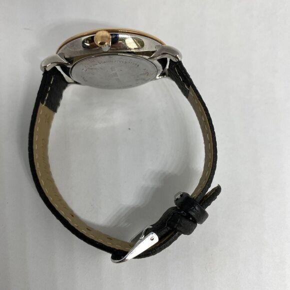 Fossil ES3842 Women's Black Leather Analog Dial Quartz Wrist Watch CM722 - Picture 11 of 12